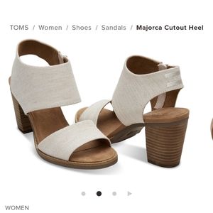 Tom's Majorca Cutout heel